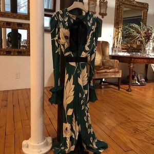 Johanna Ortiz Silk Floral Jumpsuit